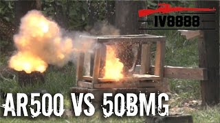 AR500 Armor vs 50BMG API [upl. by Yslek]