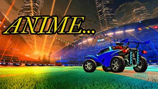 DESTROYING NOOBS in Rocket League and Anime [upl. by Baecher]