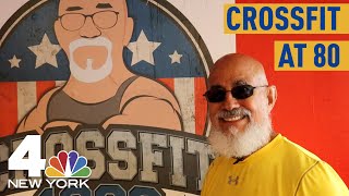 CrossFit at 80 NYC Trainer Adds One Set for Every Year of His Life  NBC New York [upl. by Alyakim]