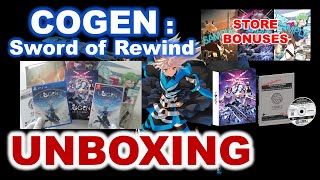 【PS4 amp Switch】Unboxing the Limited Edition of COGEN Sword of Rewind with Store Bonuses [upl. by Gilpin]