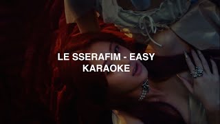 LE SSERAFIM 르세라핌 EASY KARAOKE with Easy Lyrics [upl. by Seagrave]