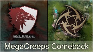 Double comeback and Megacreeps — NiP vs new Kuroky team [upl. by Ellwood]