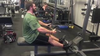 Medium Neutral Grip Cable Row with 1 second pause T the stretch [upl. by Isnam]