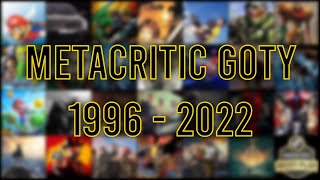 Metacritic Top Rated Games 1996  2022 [upl. by Nina347]