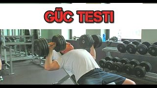 Güç testi denemesi Gögüs Kasi Antrenman egzersizi 80 Kg [upl. by Cammy129]