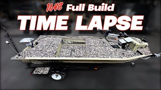 Full Build Time Lapse  1648 Fisher Aluminum Boat [upl. by Meenen]