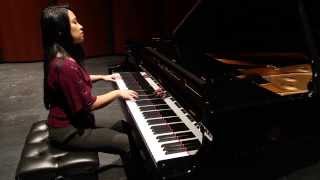 Charisse Baldoria plays Oblivion by Piazzolla arr for solo piano by Kyoko Yamamoto [upl. by Helaina719]