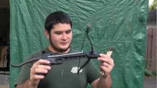 Quick Review and Shooting the Cobra 80 Pound Pistol Crossbow [upl. by Wiggins646]