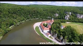 Kloster Weltenburg und Kelheim von oben  Flying Eye [upl. by Maggee775]