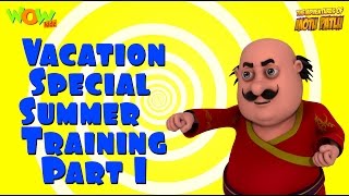 Motu Patlu Vacation Special  Summer Training part 01 Compilation  As seen on Nickelodeon [upl. by Zsazsa919]