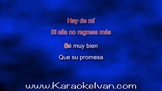 Los Rehenes  Prometió que Volvería KARAOKE [upl. by Mayyahk]