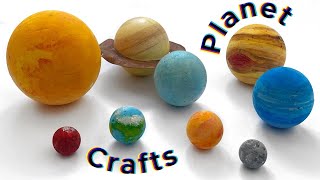 Best DIY Planet Crafts For Kids  How to make Planets of the Solar System  Kids Space Facts [upl. by Wagstaff90]