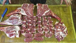 Basic Cuts Of Lamb  In Real Time SRP Lamb [upl. by Paderna]