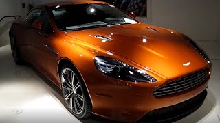 Aston Martin Virage orange madagascar 360 degrees walk around the car [upl. by Etnaik156]