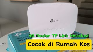 Modem Wifi 4G TPLink MR105  Unboxing Router Sim Card All Operator Terbaik [upl. by Luhem]