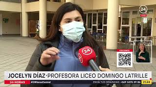 Alumnos agreden a profesor en plena sala de clases [upl. by Lonnard262]