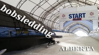 Bobsledding in Calgary Alberta [upl. by Oigimer829]