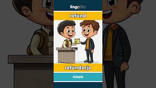 🇬🇧🇵🇱 refund  refundacja  vocabulary builder  learn English  Uczmy się angielskiego [upl. by Alikat987]