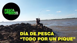 Día de pesca bajo por una barranca PESCA URBANA Street Fishing [upl. by Nnad]