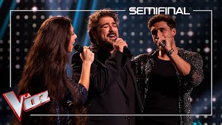 Antonio Orozco canta con Miguel y Nereida quotYa lo sabesquot  Semifinal  La Voz Antena 3 2023 [upl. by Frodina]