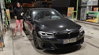 Winieta na Czechy i tankowanie Chorwacja 2024 Bmw g30 520d Xdrive [upl. by Aztilay]