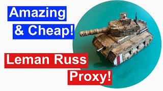 Cheap Warhammer 40k Amazing proxy tank from Culverin Models [upl. by Akimrej229]