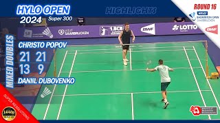 Christo Popov vs Daniil Dubovenko  Hylo Open 2024 R16 MS Highlights [upl. by Golter]