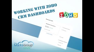 Zoho CRM Dashboards How to Work With Them [upl. by Llydnek206]