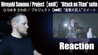 Hiroyuki Sawano  Project【emU】 “Attack on Titan” suite  First Listen  Reaction [upl. by Gnoix]