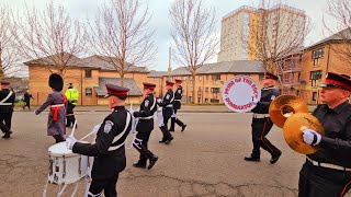 Clydebank Blitz memorial parade  Pride of the rock Flute Band 09032024 [upl. by Cyma145]