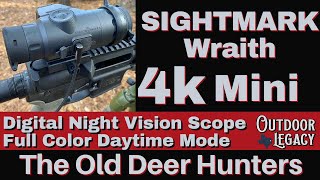 Sightmark Wraith 4K Mini  Digital Night Vision Scope Review [upl. by Vivie]