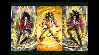 MONKEY Power LR SSJ 4 AGL Goku amp LR SSJ 4 STR Vegeta Buff DBZ Dokkan Battle Deutsch [upl. by Wonacott]