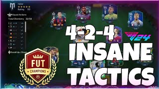 424 Is Really Broken BEST CUSTOM TACTICS In EA FC24 [upl. by Ayikat]