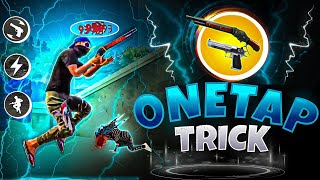 NEW SECRET ONETAP HEADSHOT TRICK IN FREE 🔥  FREE FIRE ME ONETAP HEADSHOT KAISE MARE  ONETAP TRICK [upl. by Northrup644]