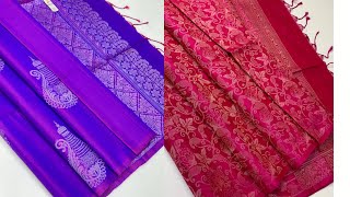 whatsapp 8446603061 pure handmade Made Double Warp Borderless Soft silk saree [upl. by Drida]