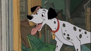 Les 101 Dalmatiens  Pongo seeing Perdita for the very first time [upl. by Enerol750]