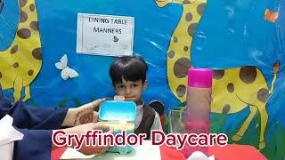 Dining Table Manners Activity for Daycare Kids [upl. by Joachima963]