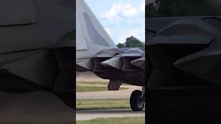 F22 Raptor taxis to runway militaryaviation militaryaircraft aviation aircraft militaryvehicle [upl. by Cas656]