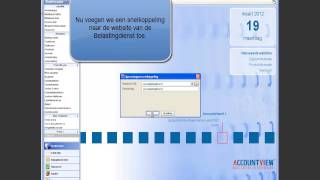 AccountView boekhoudpakket  Demo Navigatievenster [upl. by Aiclef]