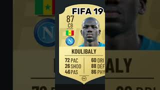 KALIDOU KOULIBALY FIFA ÉVOLUTION CARDE football fifa soccer fifacards futcard [upl. by Adnohser]