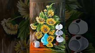 Still life flowers paintings [upl. by Patten]