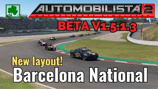 AMS2  Beta v1513  Barcelona National new layout  scheduled FCY [upl. by Sirrot249]