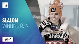 Petra Vlhova SVK  Winner  Womens Slalom  Zagreb  FIS Alpine [upl. by Orin]