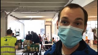 En direct du libreservice alimentaire du Secours populaire français à Paris [upl. by Innor]