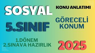 Göreceli Konum Nedir  5 Sınıf Sosyal Bilgiler 1 Dönem 2 Sınava Hazırlık [upl. by Mcneil]