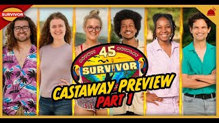 Survivor 45  Cast Preview Part 1 [upl. by Adkins]