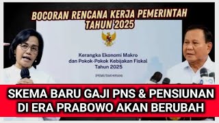 Ini Bocoran Resmi Skema Gaji PNS dan Pensiunan Tahun 2025 di Era Prabowo Subianto [upl. by Avid]