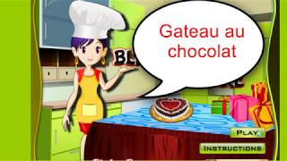 Jeux de cuisine  gâteau au chocolat  Jeux de fille  Jeux gratuits  Jeux de fille Gratuits  Jeux [upl. by Vange]