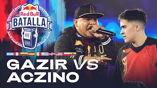 GAZIR vs ACZINO  Final  Red Bull Batalla Internacional 2022 [upl. by Bekki]