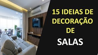 15 IDEIAS DE DECORAÇÃO DE SALA PEQUENA [upl. by Benil]